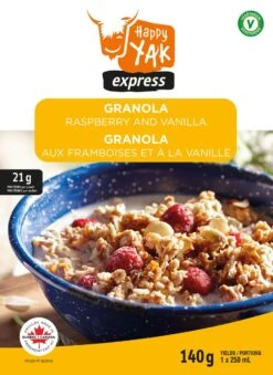 Happy Yak Granola Raspberry Vanilla