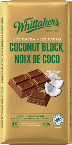 Whittaker's Coconut Block Chocolate