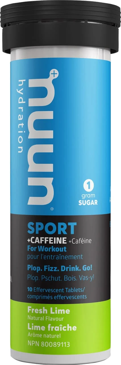 Nuun Sport & Caffeine Electrolytes Replacement Tab 1 Nuun Sport & Caffeine Electrolytes Replacement Tab