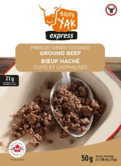 Happy Yak Freeze-Dried Cooked Ground Beef