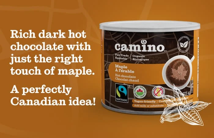 Camino Fair Trade & Organic Instant Maple Hot Chocolate 2 Camino Fair Trade & Organic Instant Maple Hot Chocolate - Image 2