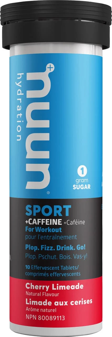 Nuun Sport & Caffeine Electrolyte Replacement Tablets Cherry Limeade 1 Nuun Sport & Caffeine Electrolyte Replacement Tablets Cherry Limeade