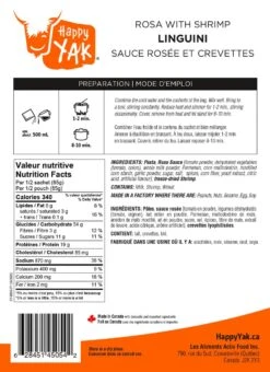 Happy Yak Linguini Rosa With Shrimp 5 Happy Yak Linguini Rosa With Shrimp -Camping Promotion Store image 2325