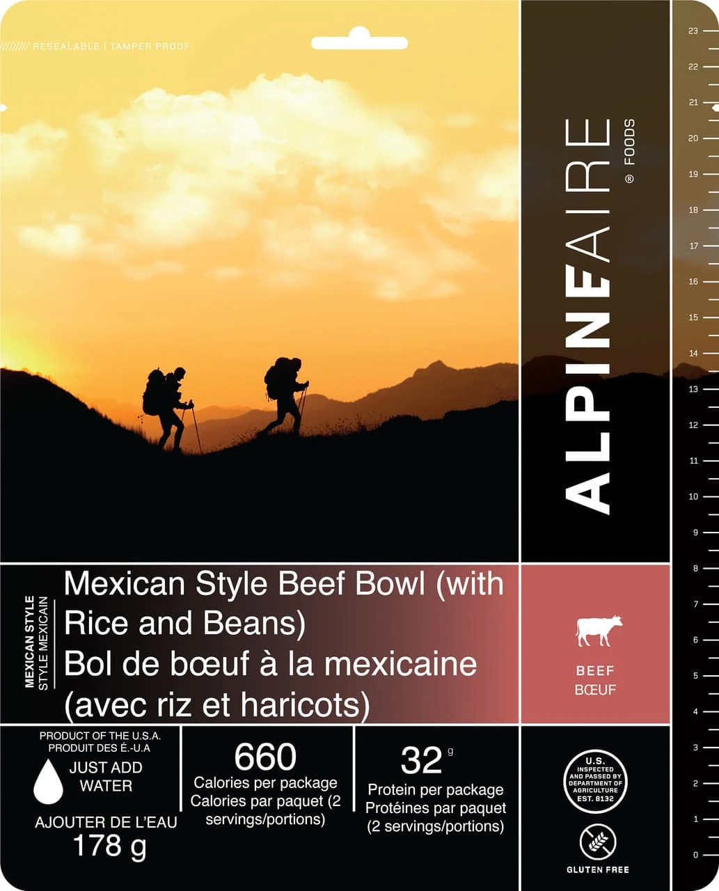 AlpineAire Mexican Style Beef Bowl 1 AlpineAire Mexican Style Beef Bowl
