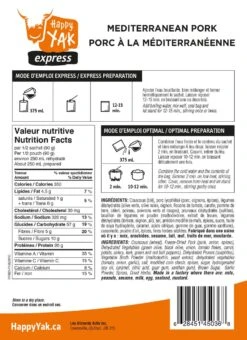 Happy Yak Mediterranean Pork -Camping Promotion Store image 2416