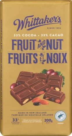 Whittaker's Fruit And Nut Chocolate