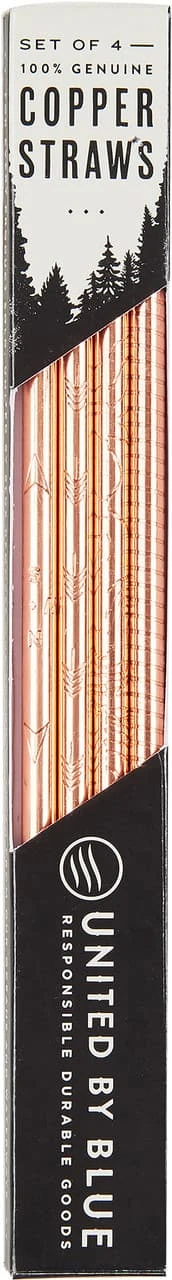 United By Blue Adventure Copper Straw Set (4 Pack)