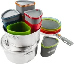 GSI Glacier Stainless Camper Set