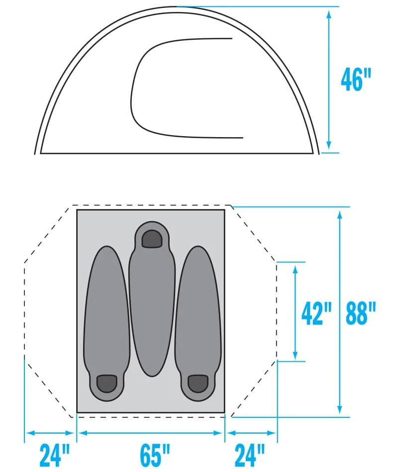The North Face Stormbreak 3-Person Tent 2 The North Face Stormbreak 3-Person Tent - Image 2